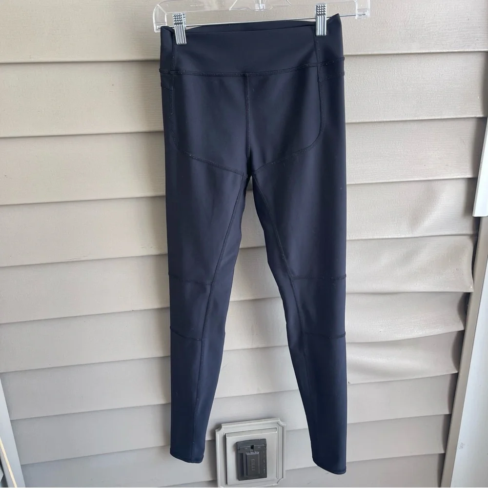ALO Yoga Black Leggings Mesh Womens Size Small Activewear Workout